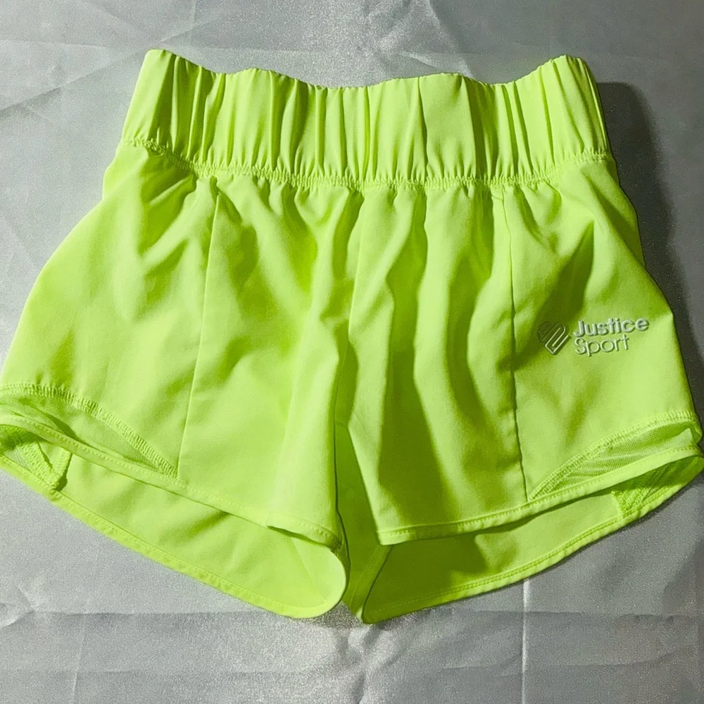 Justice Sport Girls Shorts Size M (10) Neon